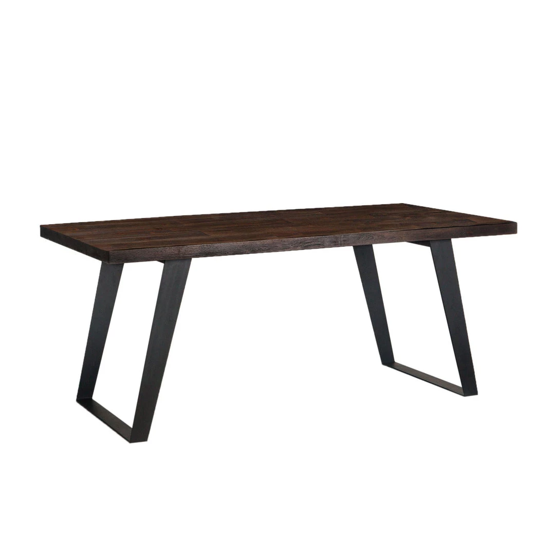 World Interiors Dining Room Bruges Industrial Modern Dining Table 4 World Interiors Dining Room Bruges Industrial Modern Dining Table