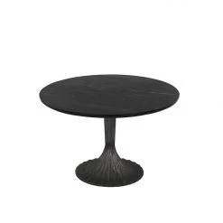 World Interiors Dining Room Palm Desert Natural Marble Dining Table With Deco Base