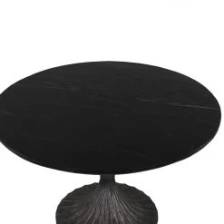 World Interiors Dining Room Palm Desert Natural Marble Dining Table With Deco Base