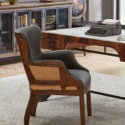 World Interiors Charles Modern Velvet Club Chair