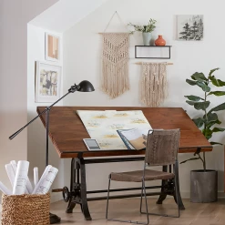 World Interiors Desks & Shelving Artezia Industrial Drafting Desk