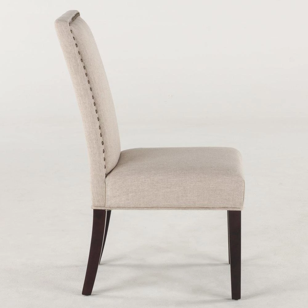 World Interiors Jona Studded Parson's Dining Chair 6 World Interiors Jona Studded Parson's Dining Chair