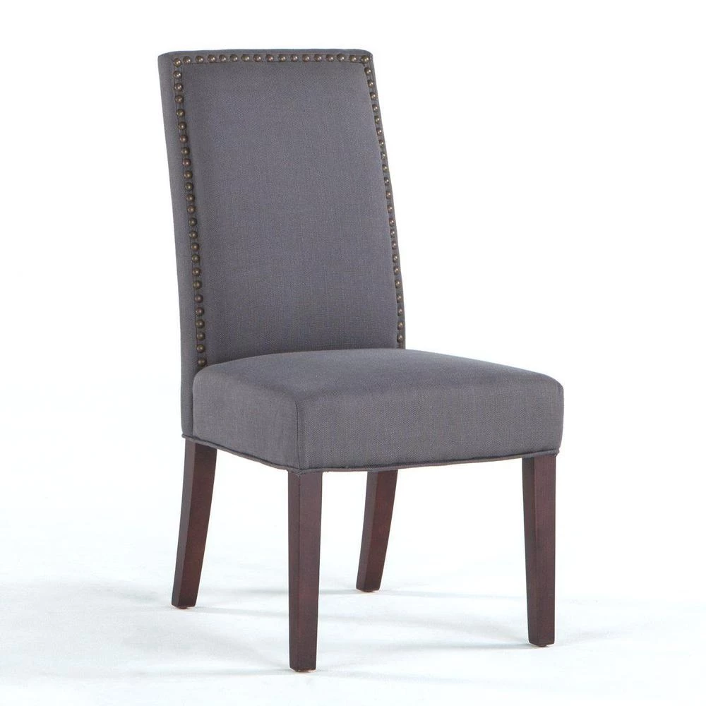World Interiors Jona Studded Parson's Dining Chair 15 World Interiors Jona Studded Parson's Dining Chair