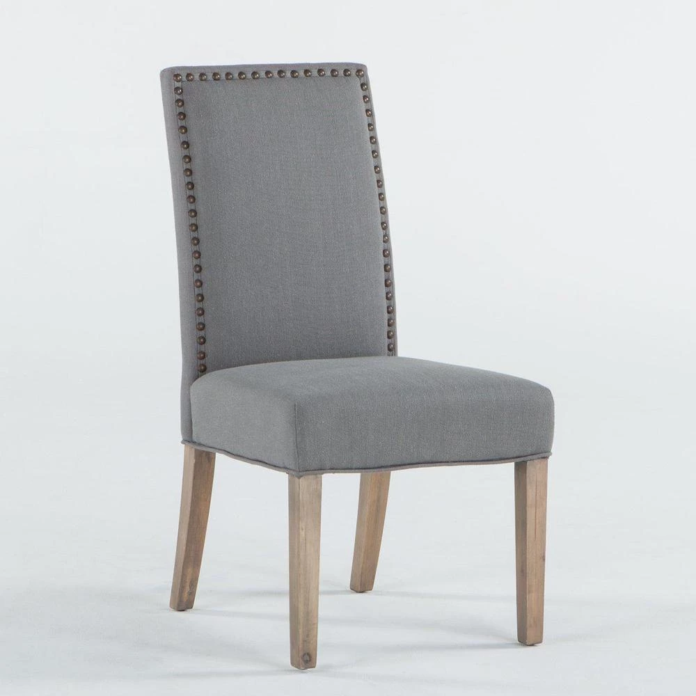 World Interiors Jona Studded Parson's Dining Chair 4 World Interiors Jona Studded Parson's Dining Chair