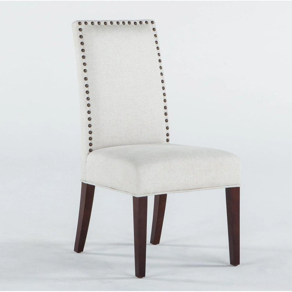 World Interiors Jona Studded Parson's Dining Chair 11 World Interiors Jona Studded Parson's Dining Chair