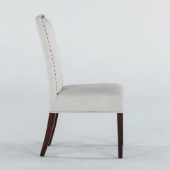 World Interiors Jona Studded Parson's Dining Chair 35 World Interiors Jona Studded Parson's Dining Chair