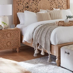 World Interiors Bedroom Haveli Traditional Handcarved Nightstand 27 World Interiors Bedroom Haveli Traditional Handcarved Nightstand