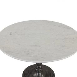 World Interiors Dining Room Palm Desert Natural Marble Dining Table With Cafe Base