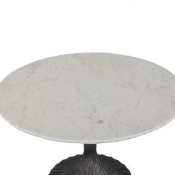 World Interiors Dining Room Palm Desert Natural Marble Dining Table With Deco Base